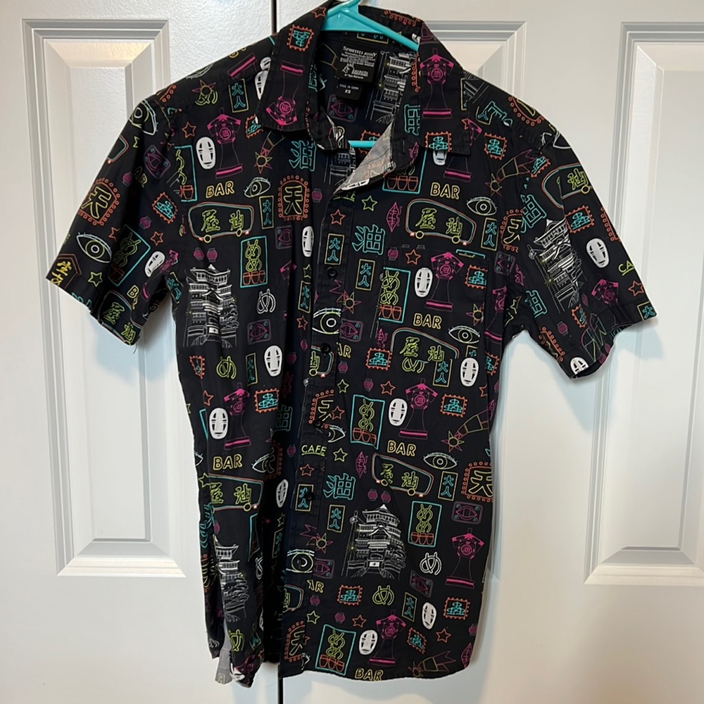 Spirited Away Studio Ghibli Button Up Top